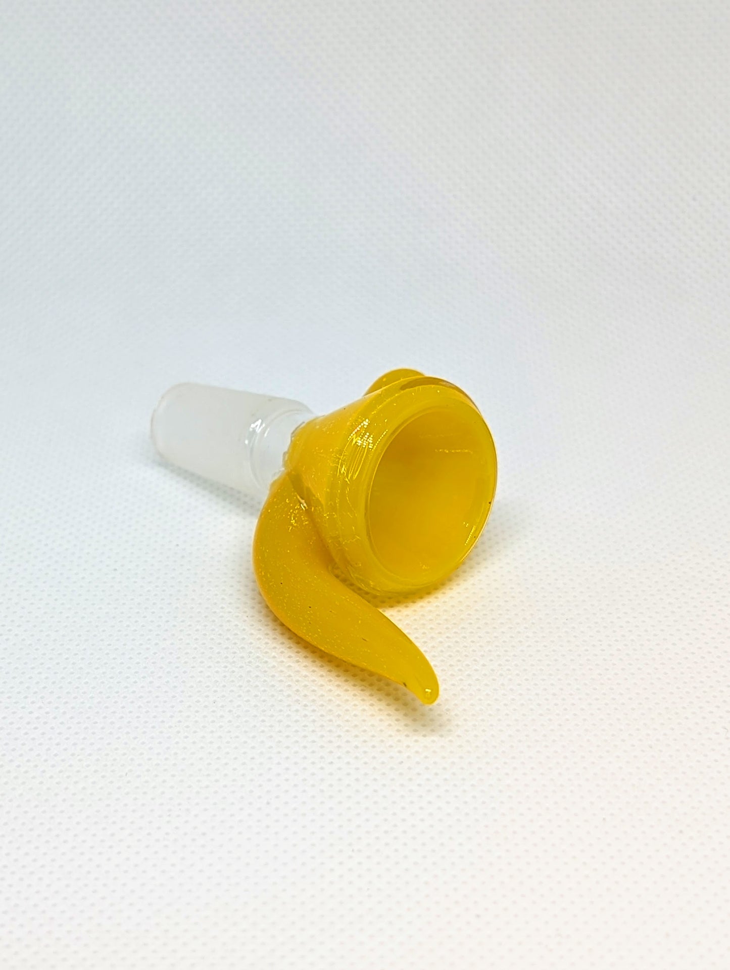 14mm Yellow Crushed Opal Horned Screen Filter Bowl