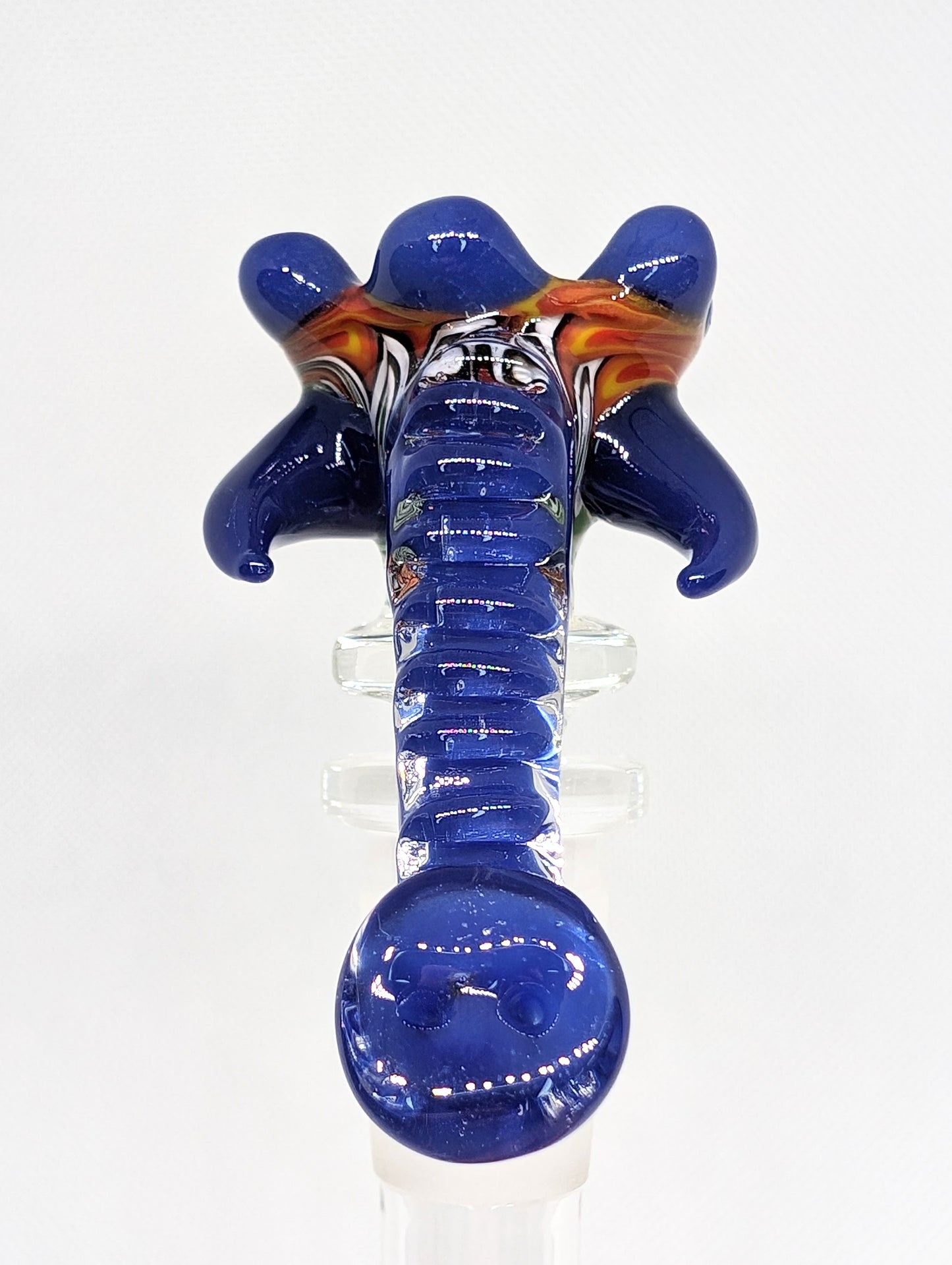 14mm Cerulean Elephant Wig Wag Screen Bowl