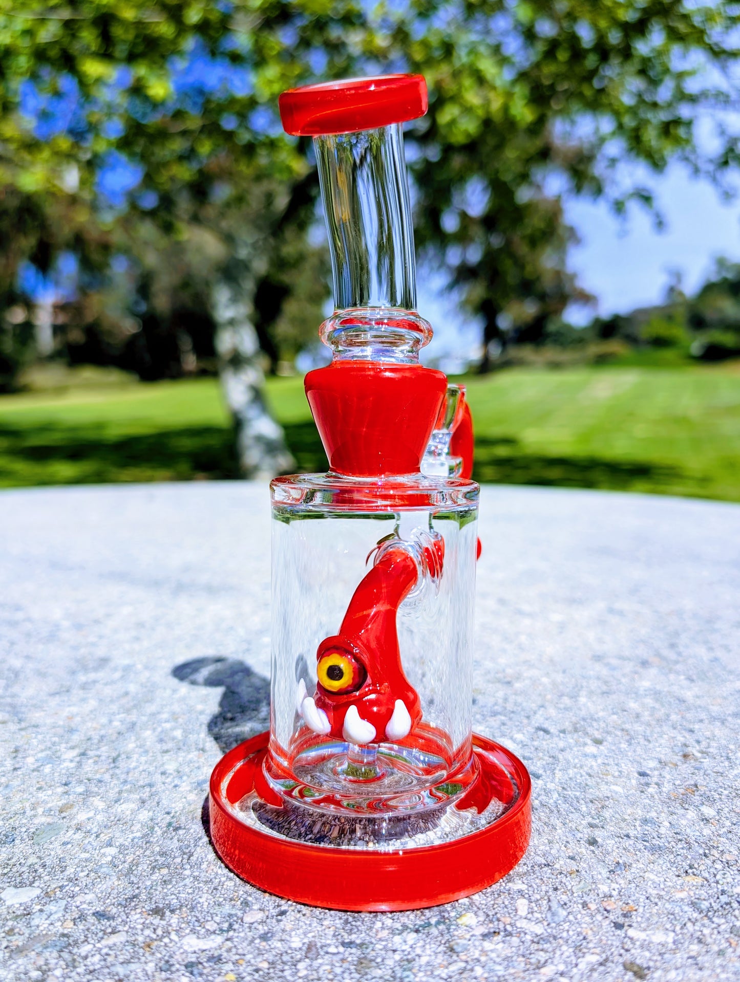 8" Ruby Cyclops Rig & Matching Screen Filter Bowl