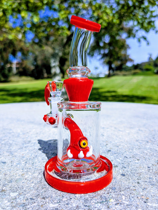 8" Ruby Cyclops Rig & Matching Screen Filter Bowl