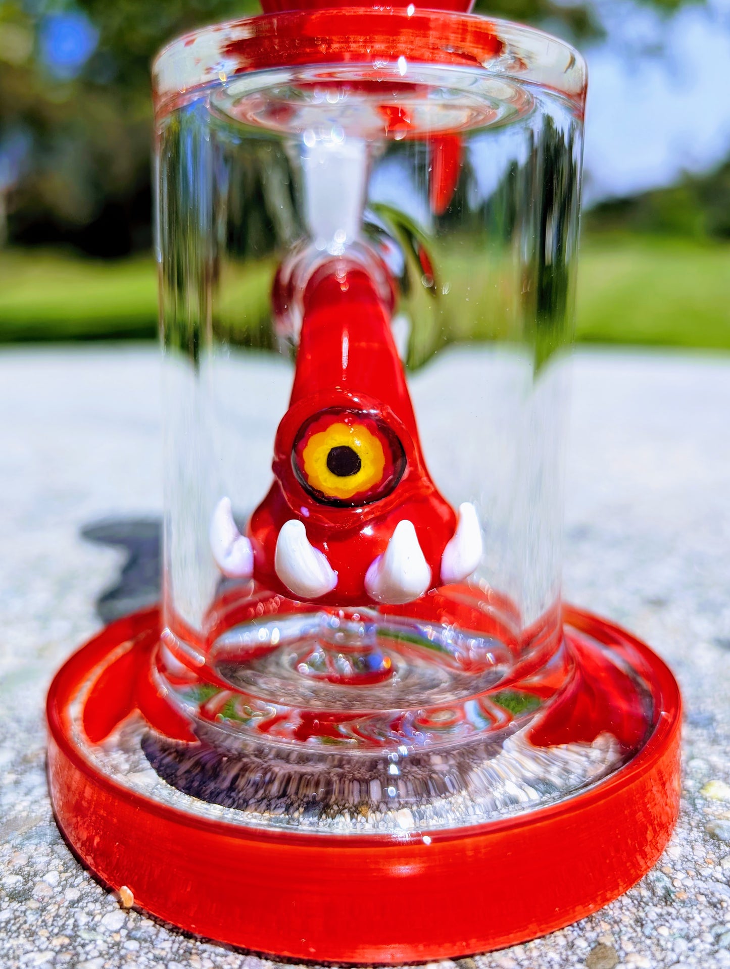 8" Ruby Cyclops Rig & Matching Screen Filter Bowl