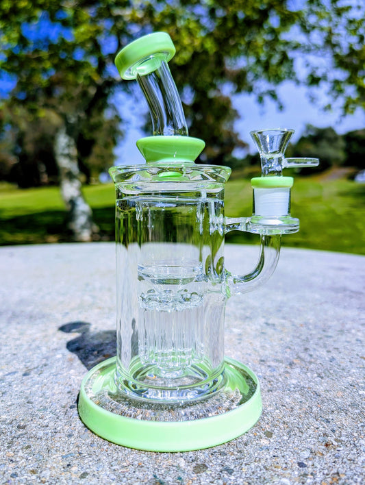 9" Thick & Heavy Green Tree Perc Incycler Recycler