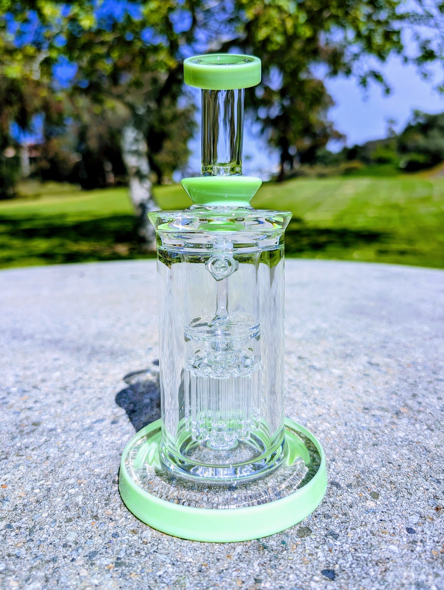 9" Thick & Heavy Green Tree Perc Incycler Recycler