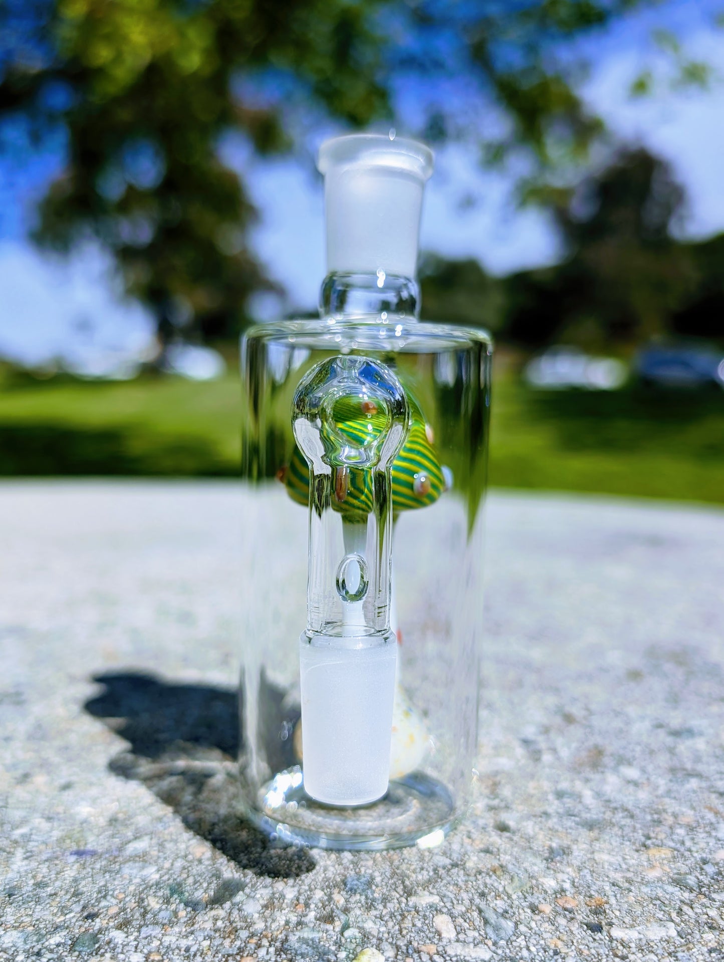 5" 14mm 90° Magic Mushroom Perc Ash Catcher