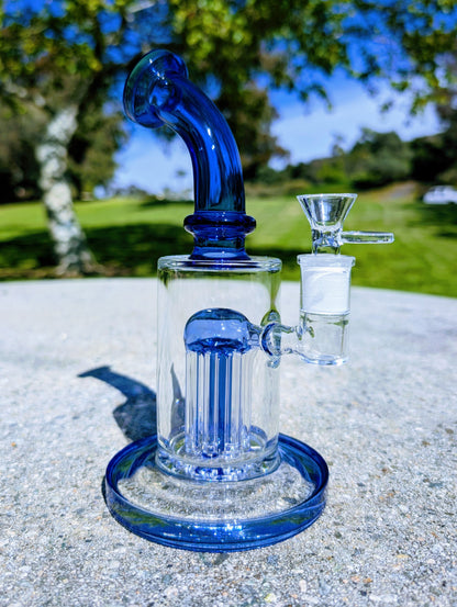 9" Blue Tree Percolator Rig