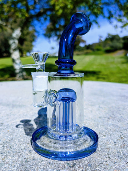 9" Blue Tree Percolator Rig