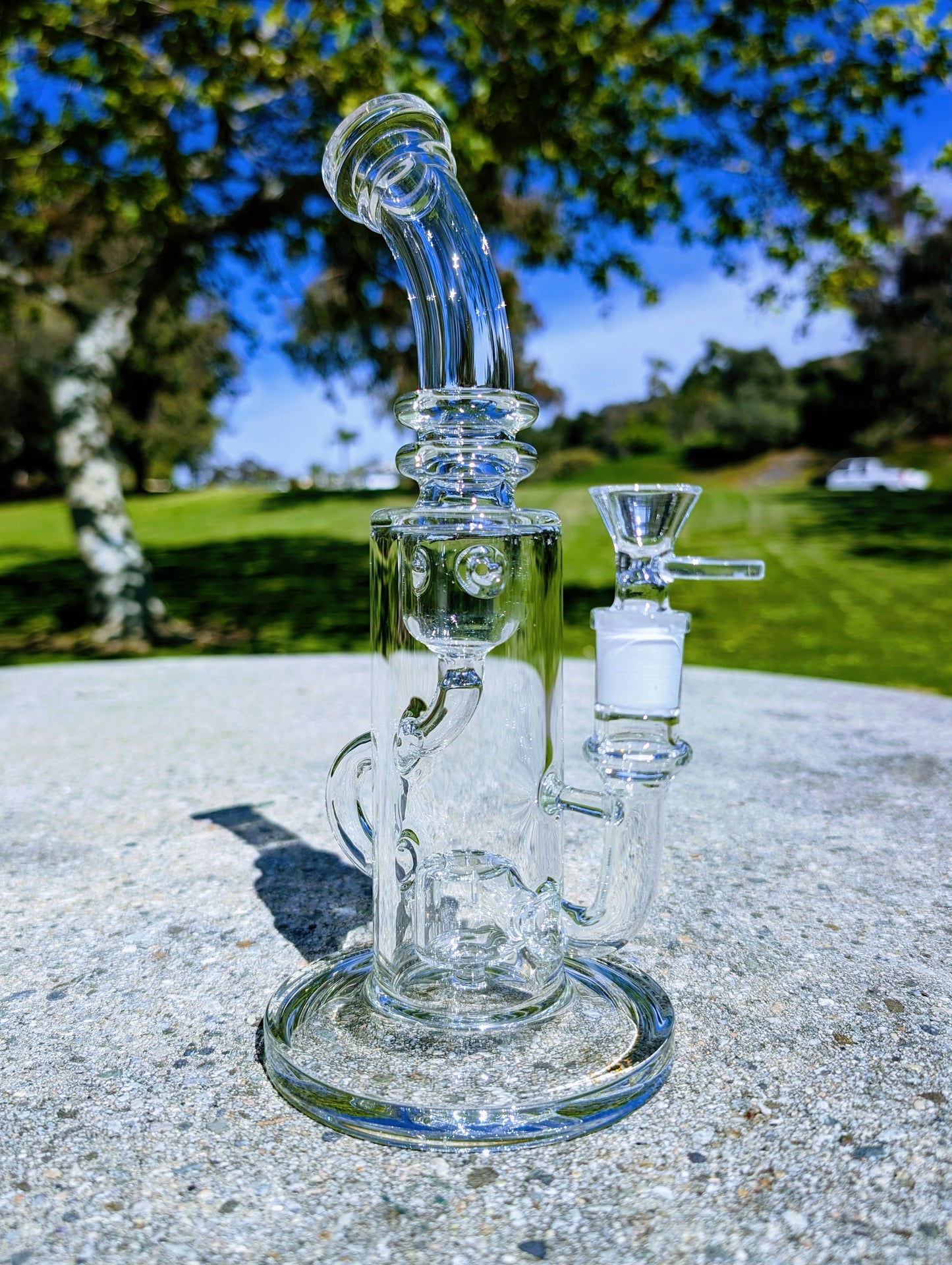 10" Premium Clear Klein Recycler