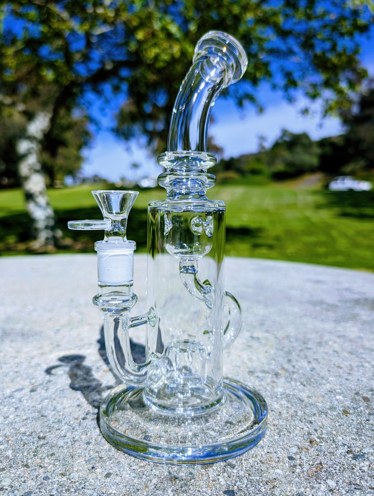 10" Premium Clear Klein Recycler