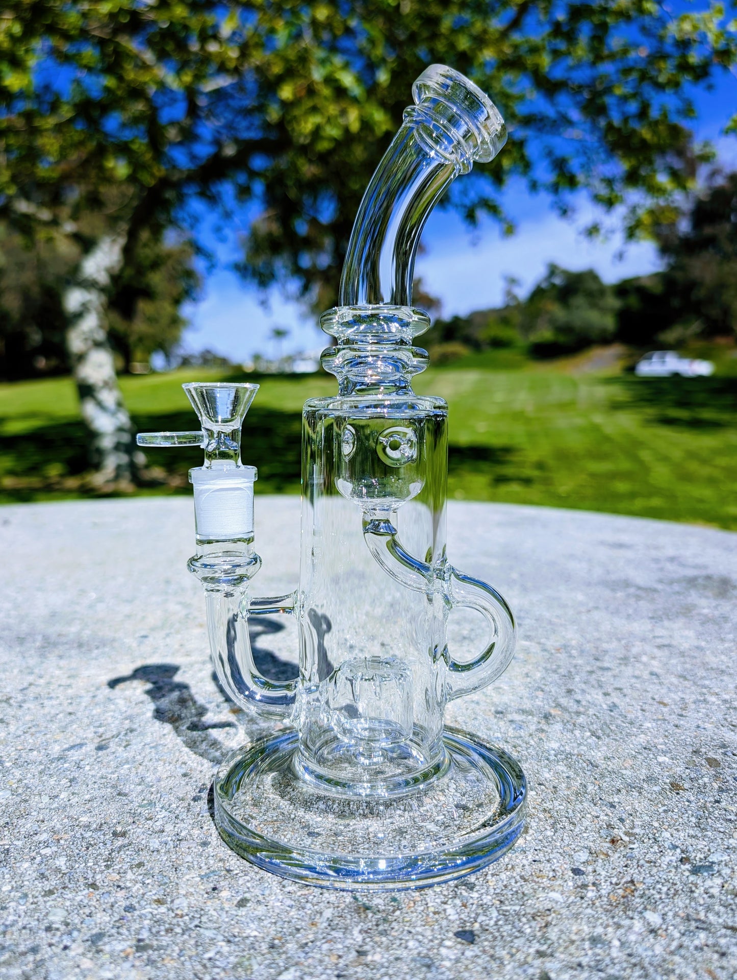 10" Premium Clear Klein Recycler