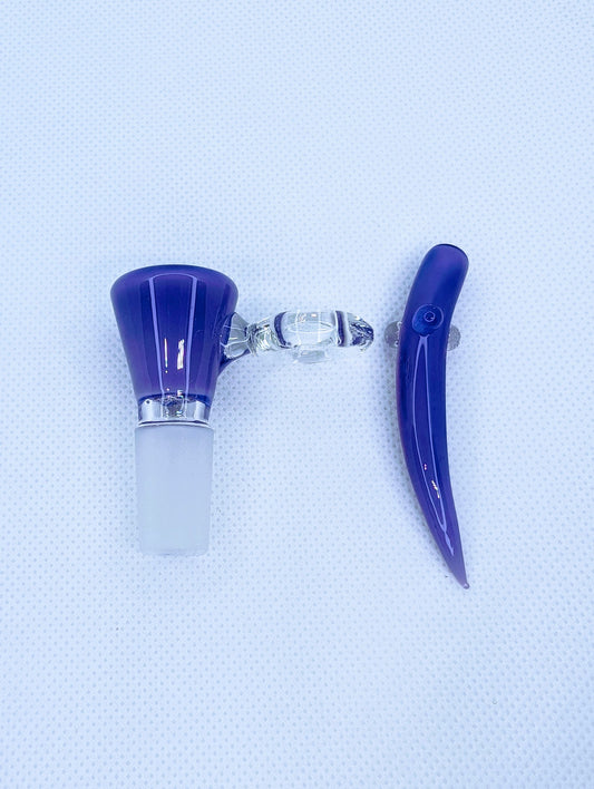 14mm Purple Screen Bowl & Poker Cleaner Combo