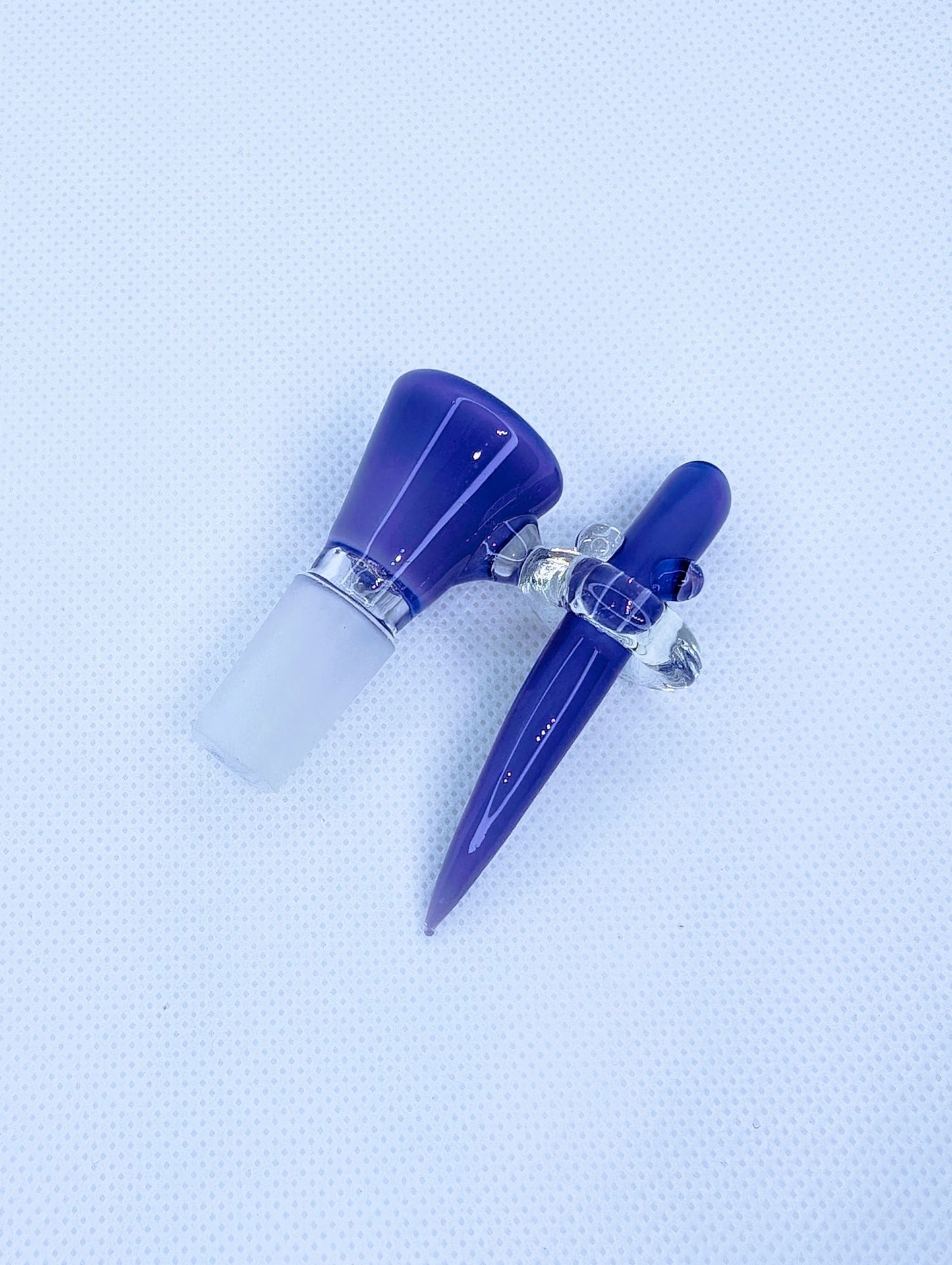 14mm Purple Screen Bowl & Poker Cleaner Combo