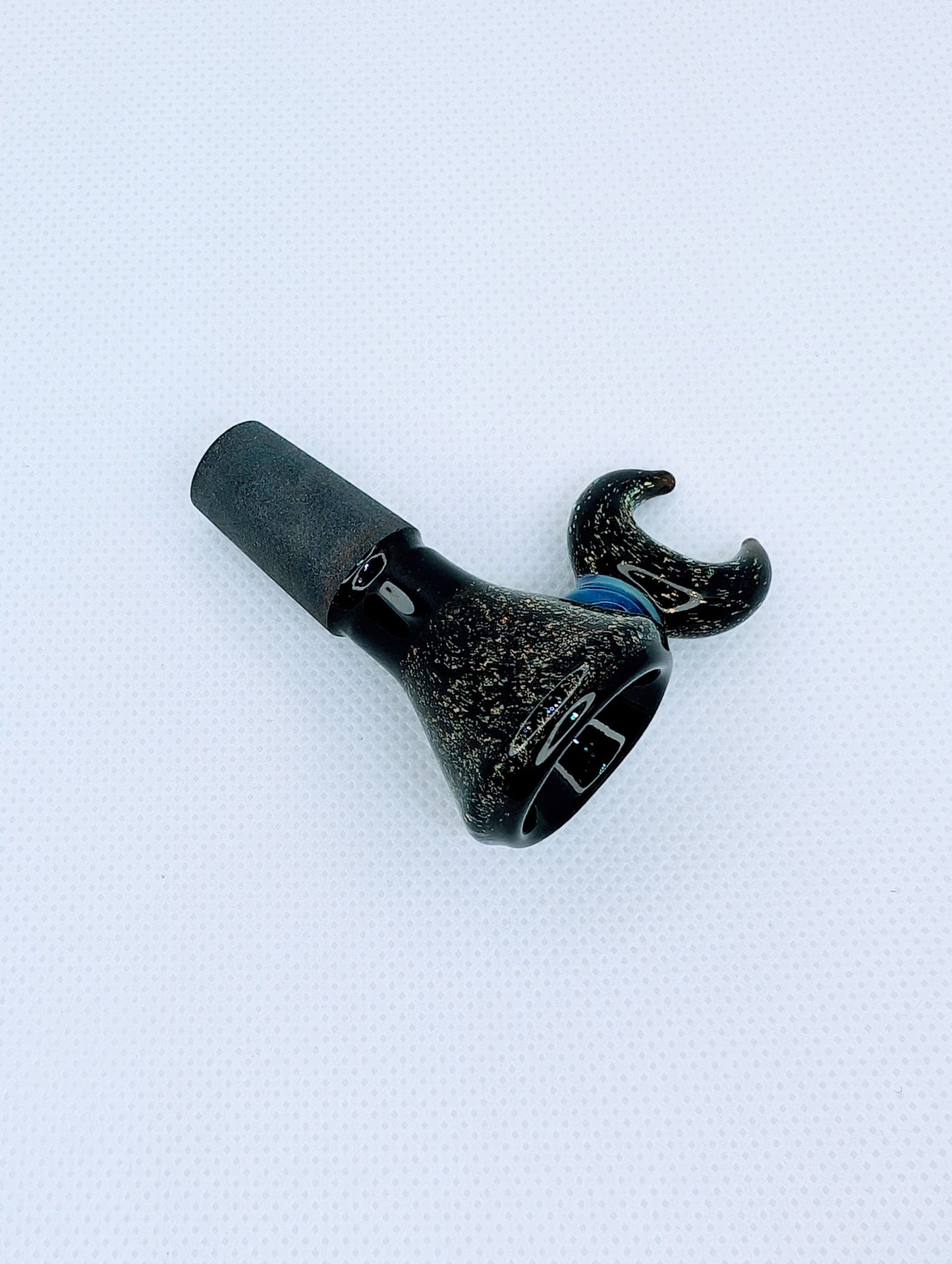 14mm Crescent Moon Crushed Opal Filter Screen Bowl Slide