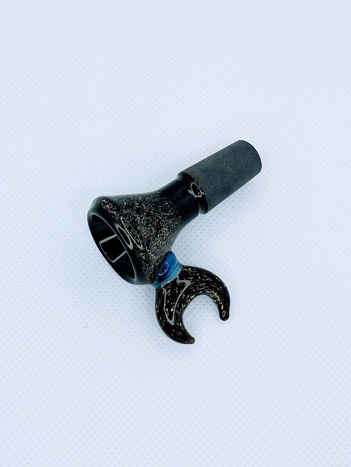 14mm Crescent Moon Crushed Opal Filter Screen Bowl Slide