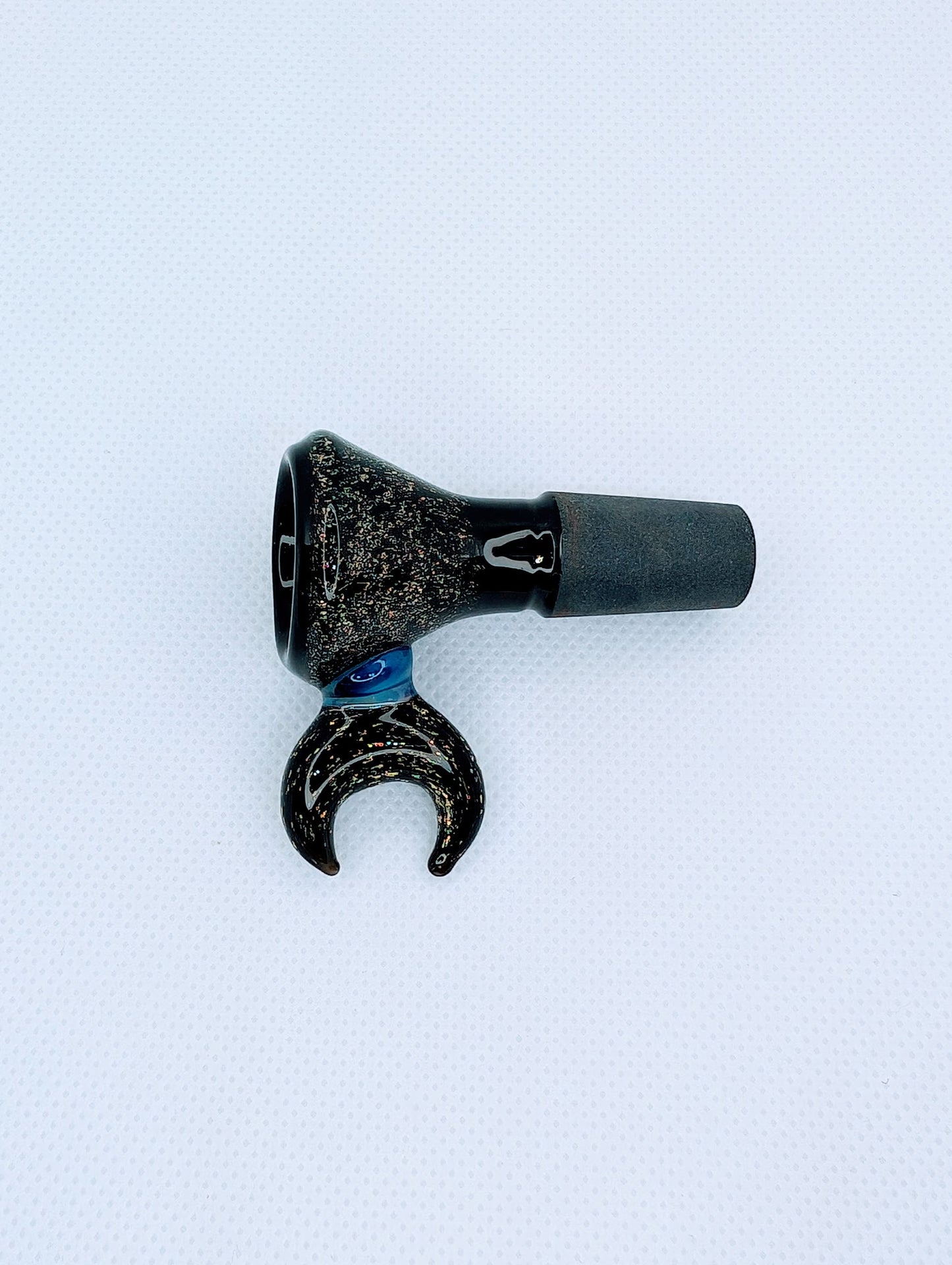 14mm Crescent Moon Crushed Opal Filter Screen Bowl Slide