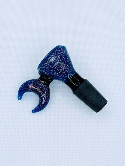 14mm Crescent Moon Crushed Opal Filter Screen Bowl Slide (Copy)