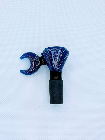 14mm Crescent Moon Crushed Opal Filter Screen Bowl Slide (Copy)