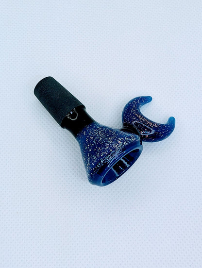 14mm Crescent Moon Crushed Opal Filter Screen Bowl Slide (Copy)