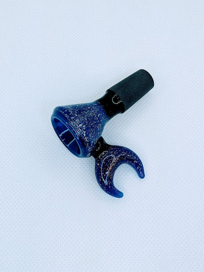 14mm Crescent Moon Crushed Opal Filter Screen Bowl Slide (Copy)