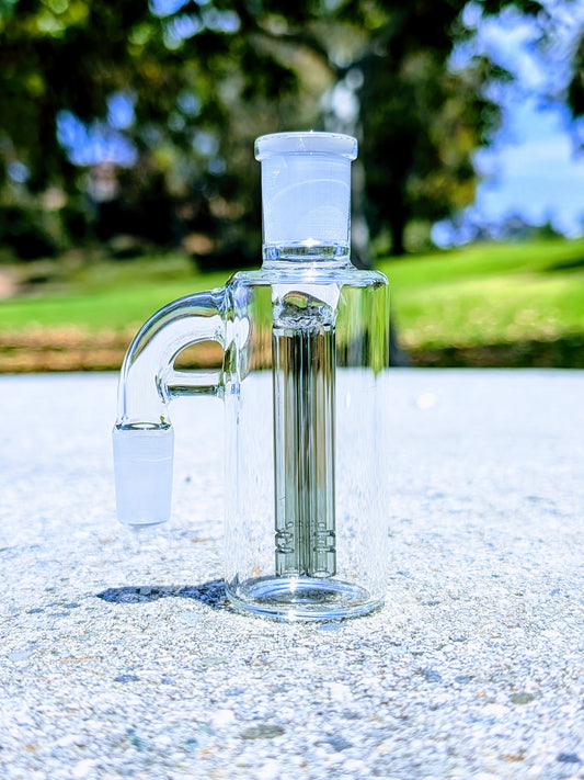 4" 14mm 90° Black Quad Tree Perc Ash Catcher