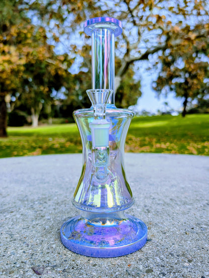 10" Thick Blue Rainbow Hourglass Rig