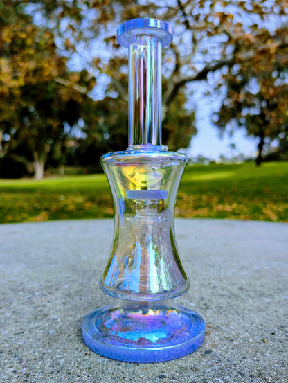 10" Thick Blue Rainbow Hourglass Rig