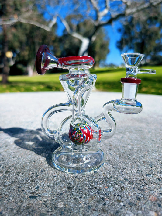 Wig Wag Recycler Rig Bong