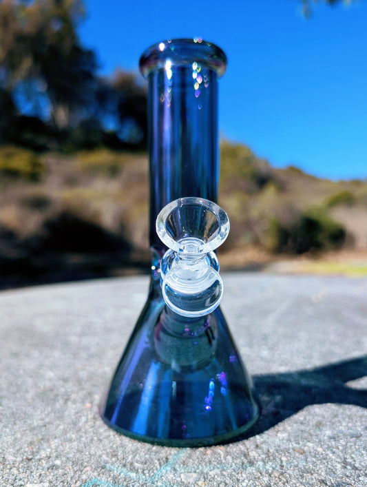 8" Chameleon Beaker Premium Quality Glass Bong