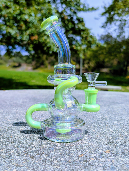 8" Slime Rainbow Matrix Recycler Rig (Copy)