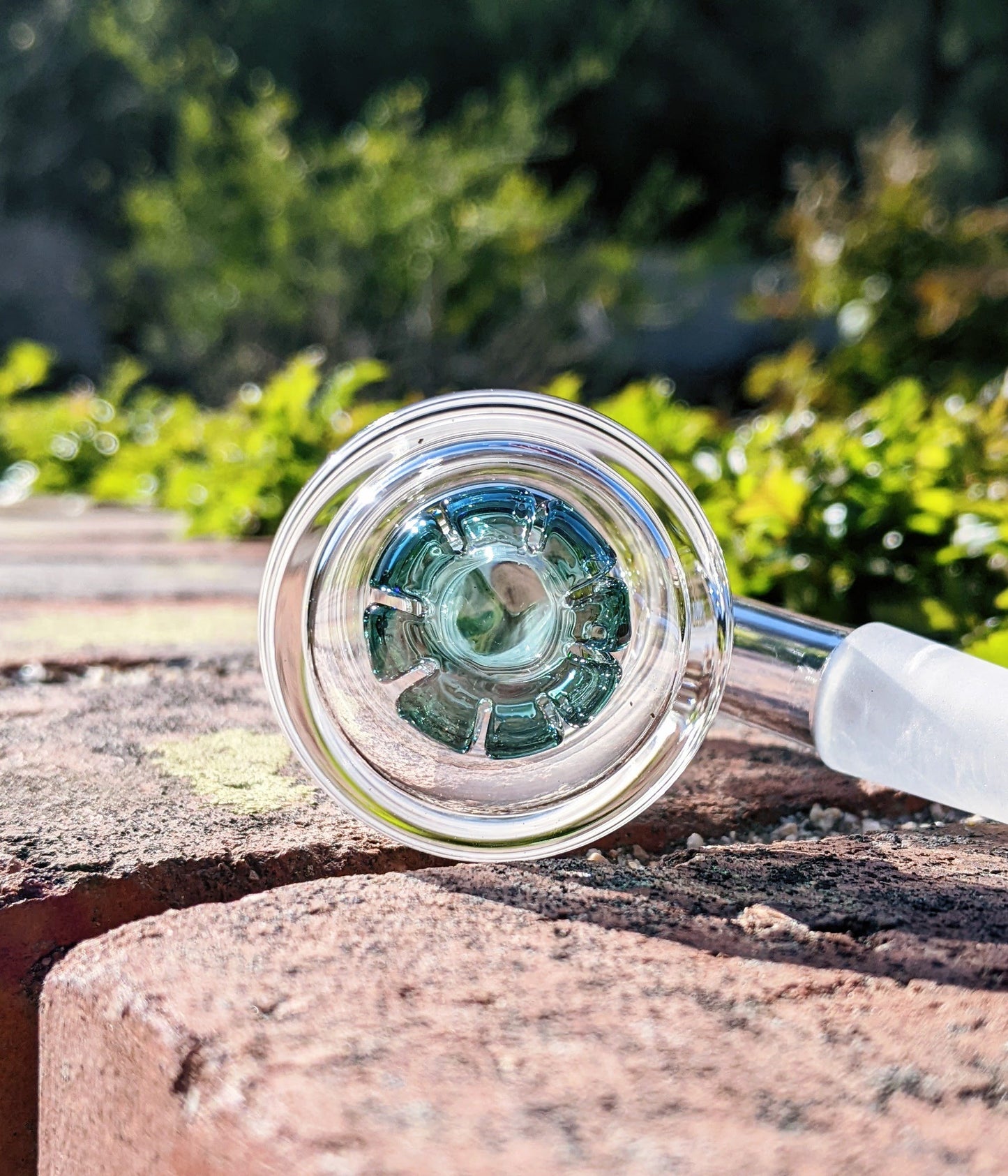 3" 14mm 45° Teal Mini Ash Catcher