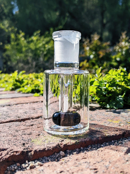 3" 14mm 90° Black Mini Ash Catcher
