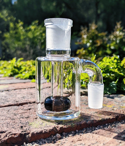 3" 14mm 90° Black Mini Ash Catcher