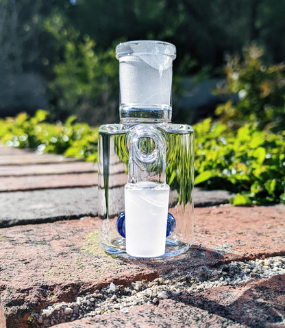 3" 14mm 90° Blue Mini Ash Catcher