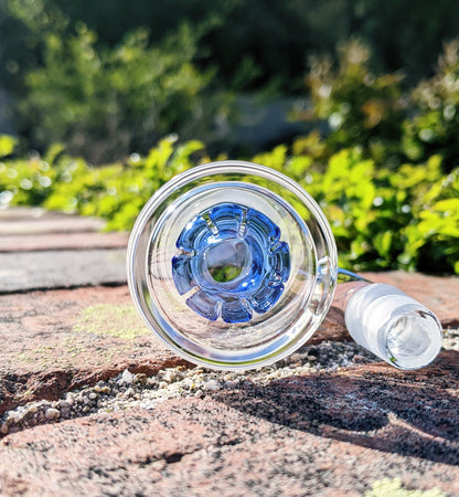 3" 14mm 90° Blue Mini Ash Catcher